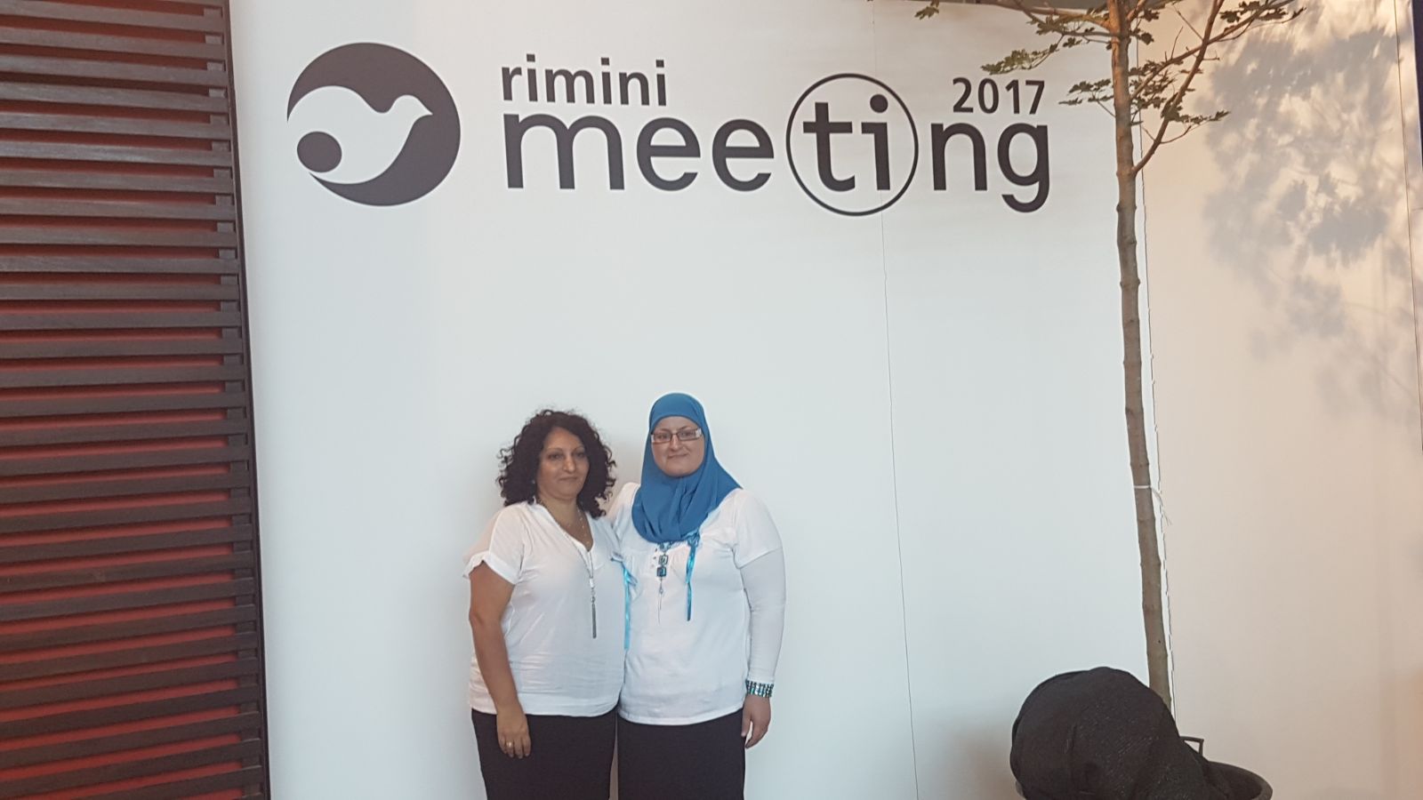 Alisa Eshet and Ghadir Hani in Rimini meeting italy
