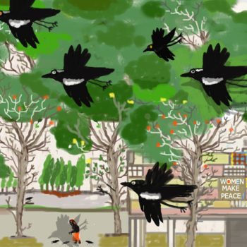 ,Make peace, illustrated by Ana Camusso Wapner